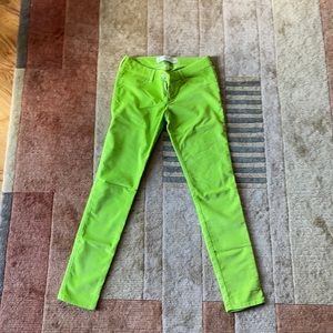 Neon green Abercrombie Jeans